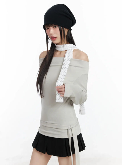 polka-dot-thin-scarf-f517