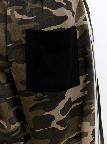 Camo Two-Tone Sweatpants CJ522