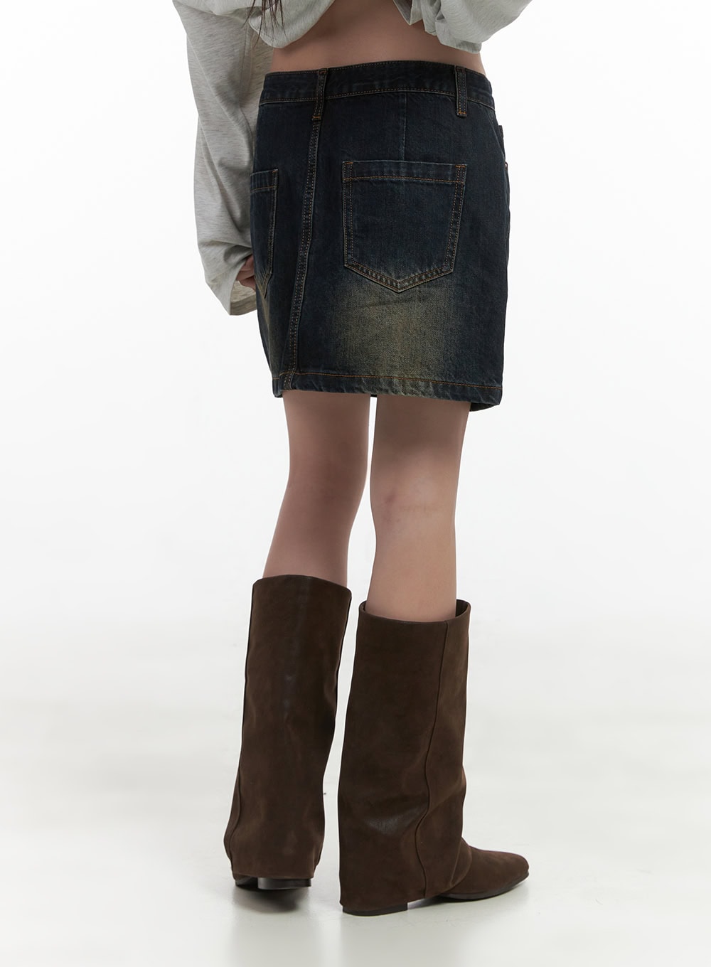 washed-cotton-mini-skirt-cs419