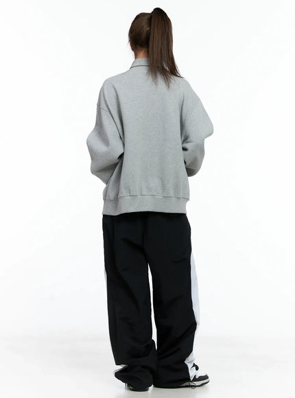Contrast Stripe Nylon Track pants CS505