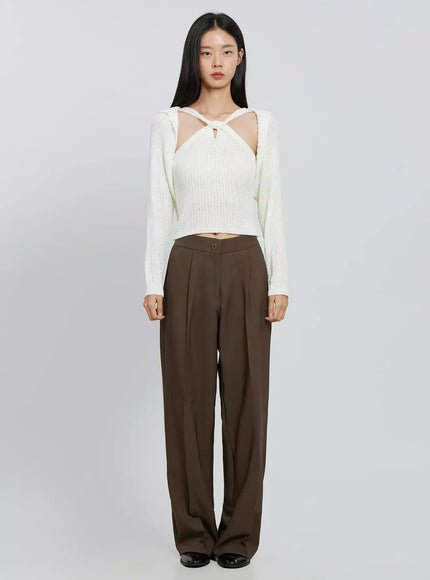 Classic Knit Bolero Cardigan IO530