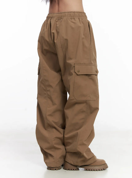 Wide Leg Cargo Pants CD530