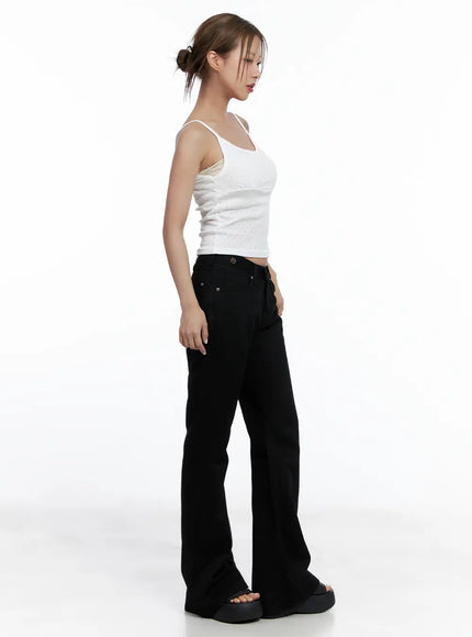 rhinestone-studded-flare-pants-cl511