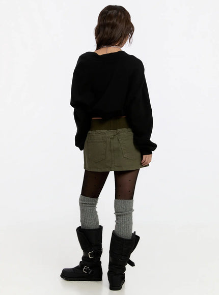 vintage-cotton-mini-skirt-cn527