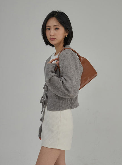 Tweed High Waist Shorts OJ304