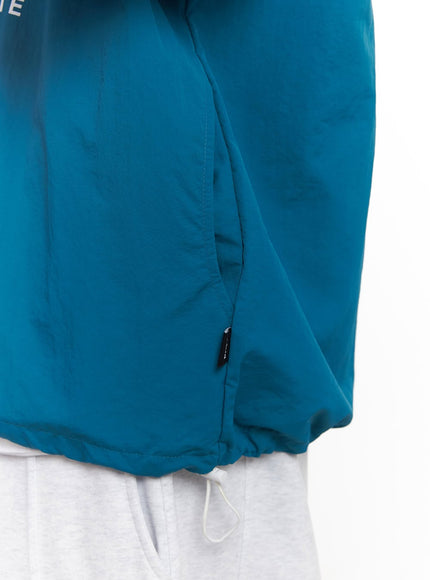 Men's Graphic V-Neck Windbreaker Sweatshirt  IM528