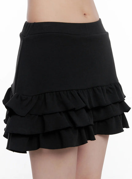 Ruffle Mini Skirt CS529