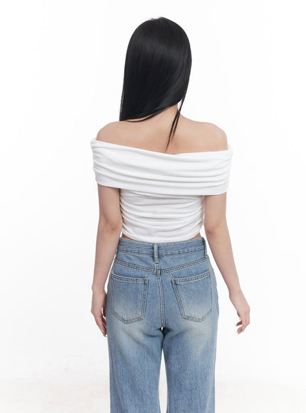 shirred-off-shoulder-crop-top-cy527