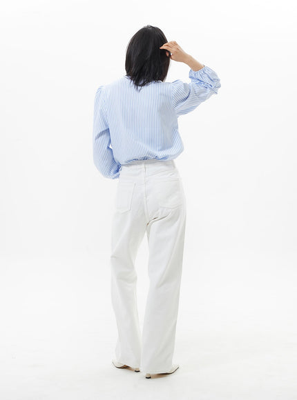 High Waist Cotton Pants OA320