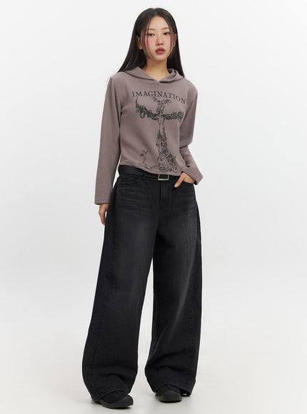 Ashly Wide-Leg Jeans IF511