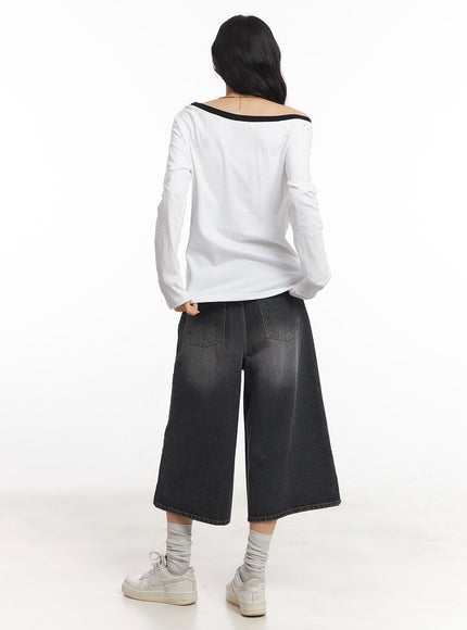 Maxi Wide-Leg Jorts CA504