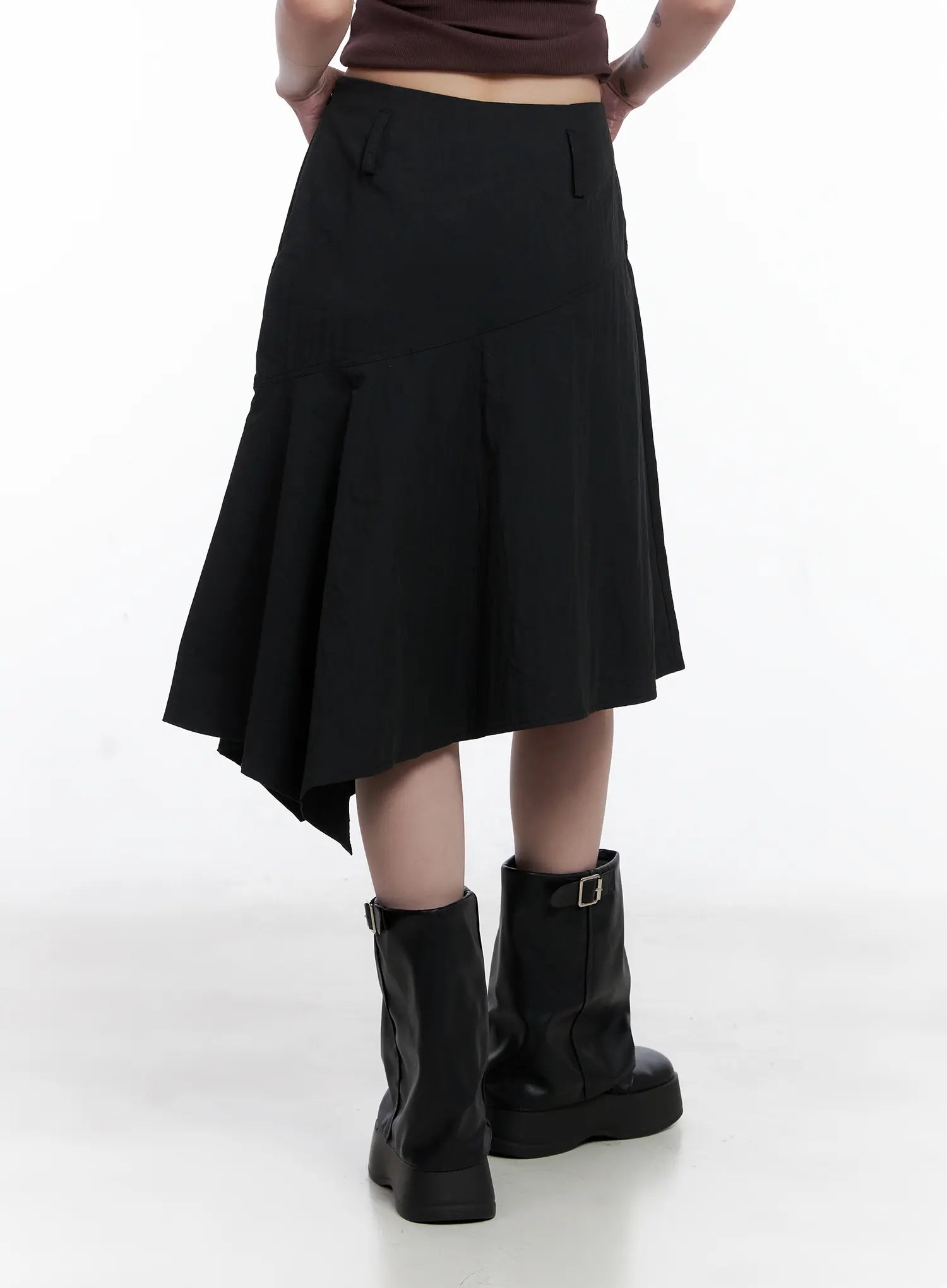 Asymmetrical Midi Skirt CS526