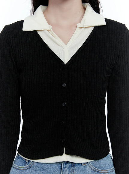 two-tone-collared-knit-cardigan-cg514