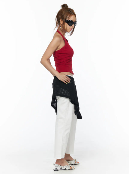 v-neck-button-halter-top-cu502