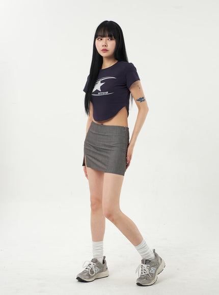 Mid-Rise Skort CA327