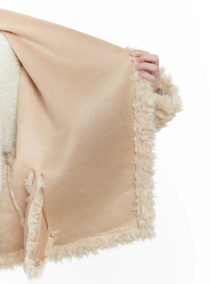 Oversized Faux Fur Jacket CN510