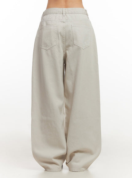 Comfy Cotton Wide-Leg Trousers IM513