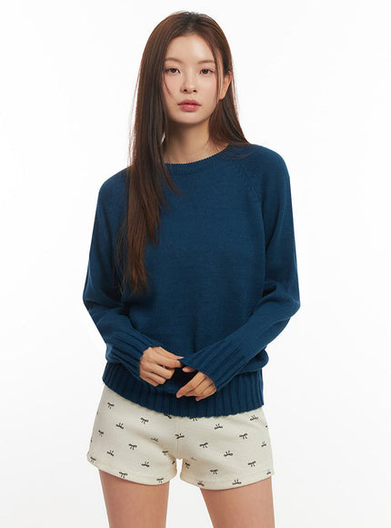 Basic Round Neck Sweater IM513