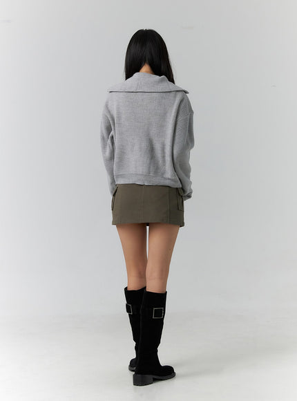 basic-two-way-zip-up-knit-sweater-cd304