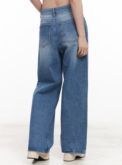 Lili Washed Wide-Leg Jeans CM512