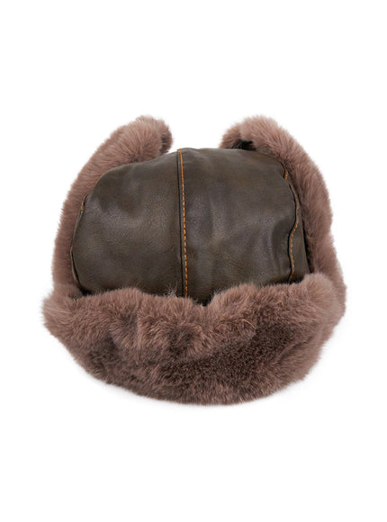 Faux Fur Ear Flap Hat CJ508