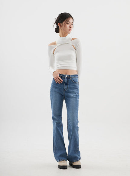 Slim Fit Bootcut Jeans CJ311