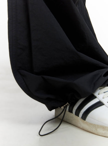 solid-cargo-chic-nylon-pants-cl422