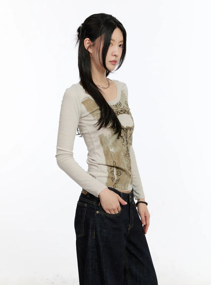 artistic-vintage-print-long-sleeve-ca506