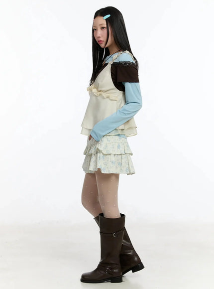 floral-layered-mini-skirt-im509
