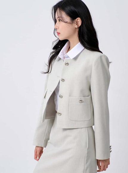 Slim Fit Cropped Shirt OM330