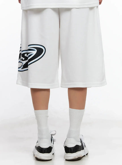 Men's Graphic Logo Athletic Shorts IG508