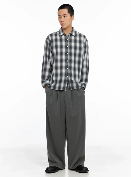 mens-checkered-button-up-shirt-is502