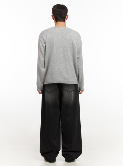 mens-essential-gray-v-neck-sweater-if517