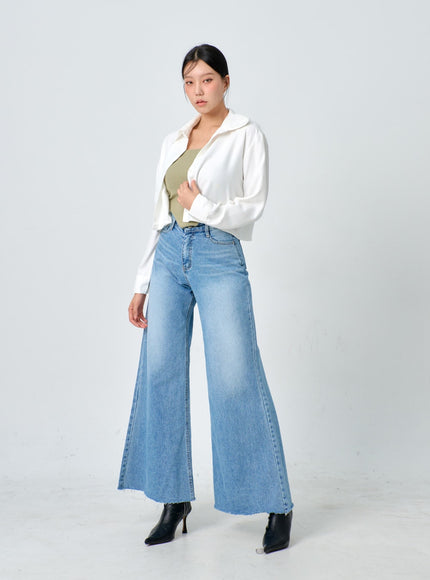 Cropped Button Shirt IJ331
