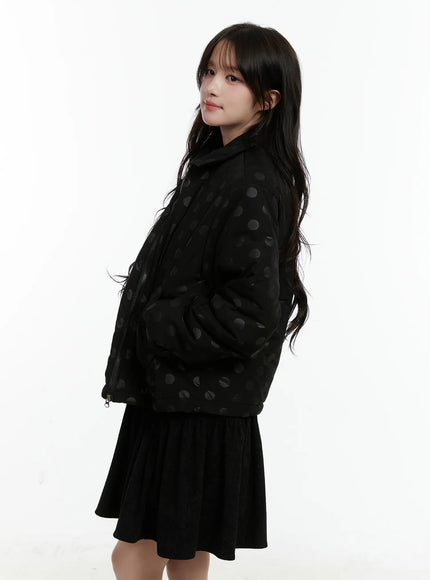 Polka Dot Bomber Jacket CD514
