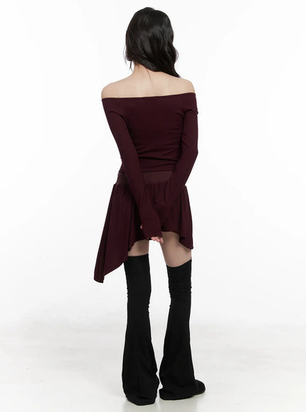 off-shoulder-flared-mini-dress-cn511