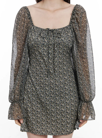 floral-puff-sleeve-mini-dress-if520