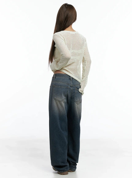 Finley Oversized Wide-Leg Jeans CS504
