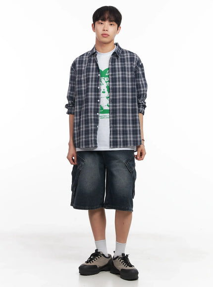 mens-loose-fit-flannel-shirt-iu519