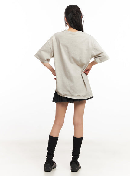 pleated-denim-buckle-mini-skirt-iy502