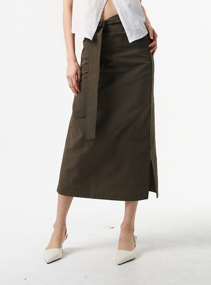 Wrapped Maxi Skirt IA325
