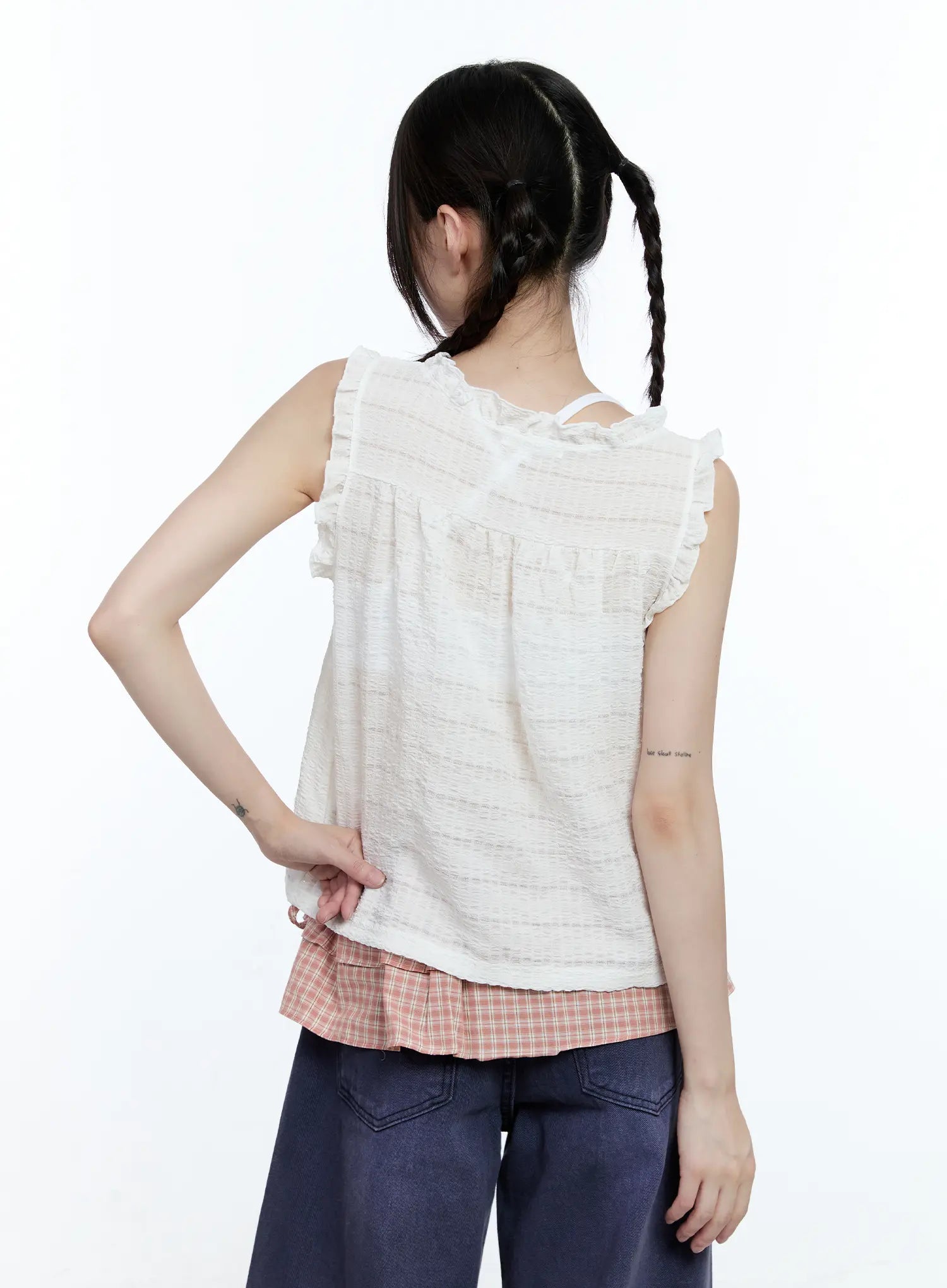 ruffle-sheer-frill-top-cg507