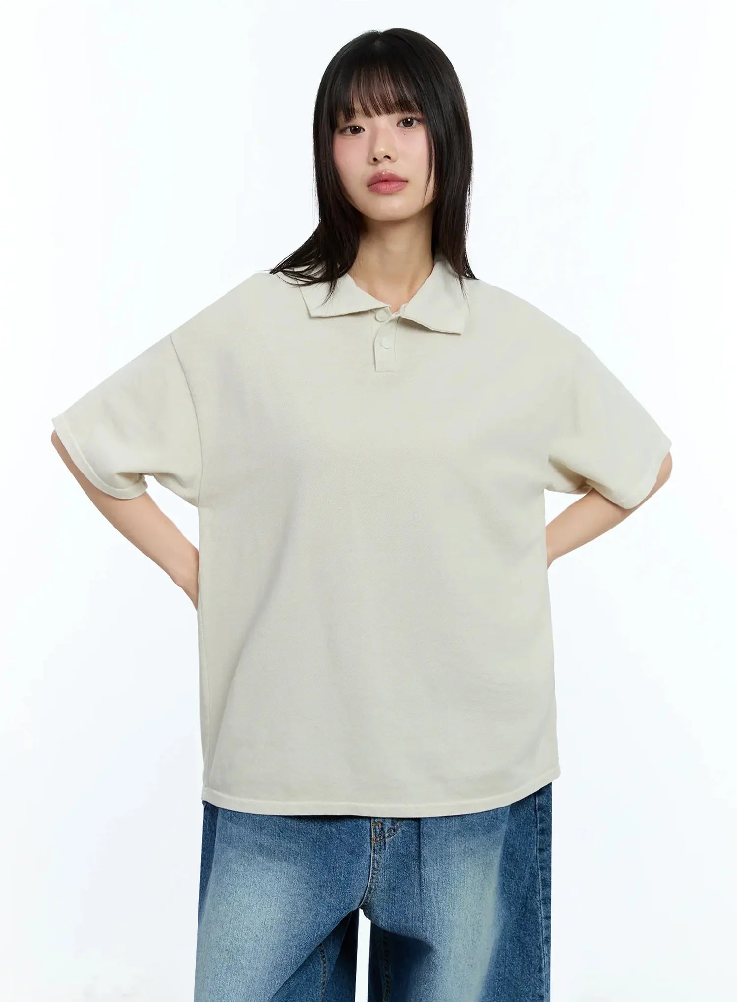 oversized-short-sleeve-polo-shirt-iu523