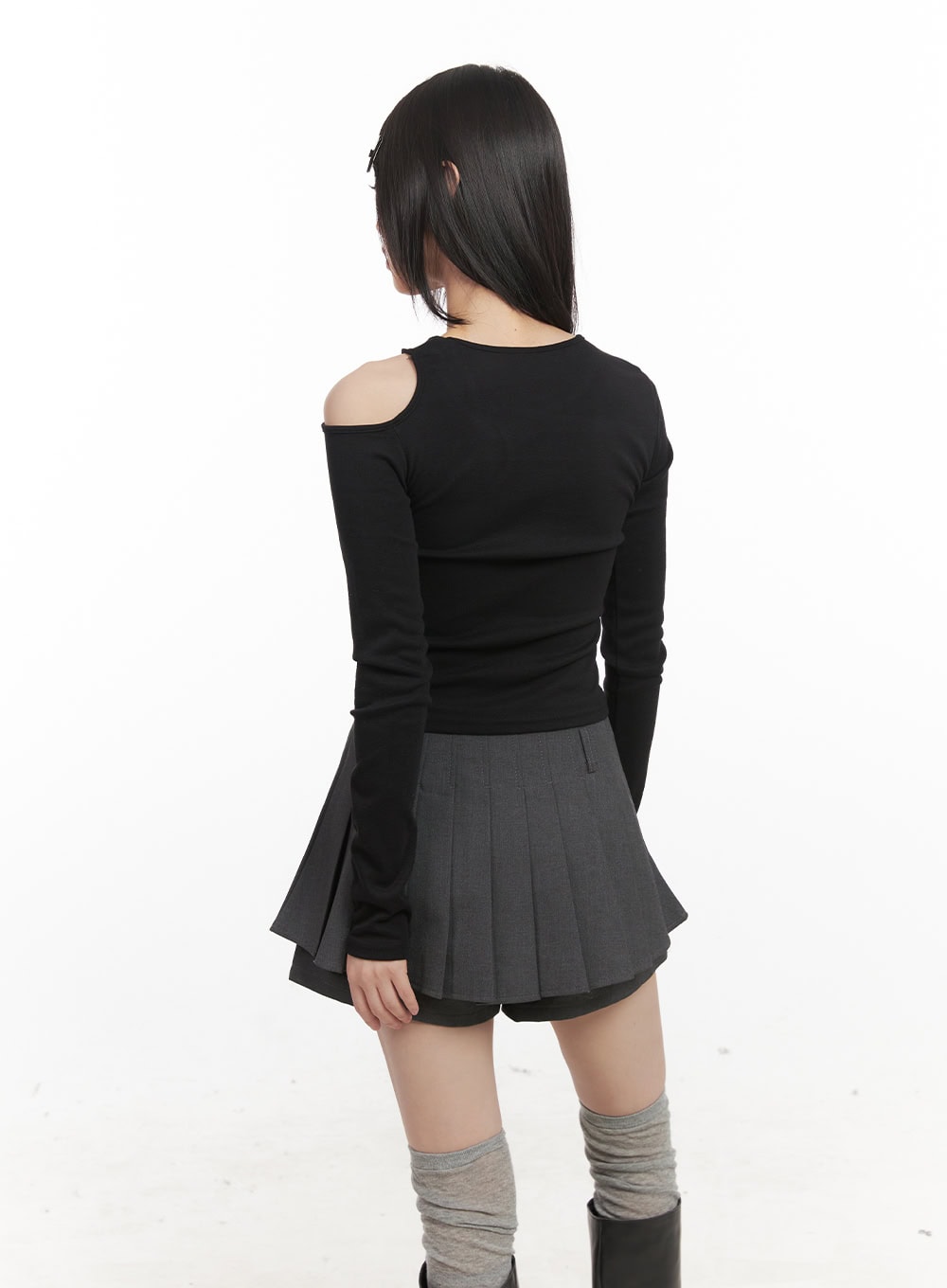 slim-fit-twist-cut-out-long-sleeve-top-cj528