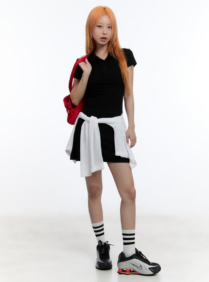 collared-flare-mini-dress-cy530