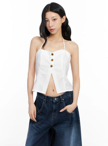 buttoned-halter-neck-top-ig508