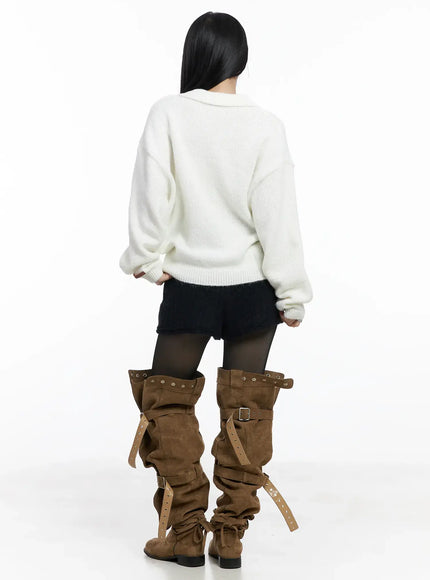 studded-textured-shorts-cj514