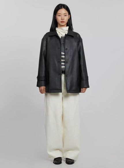 matte-faux-leather-half-jacket-id504