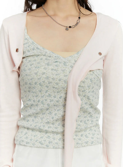 Eyelet Crop Bolero CF509