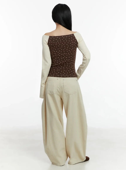 pin-tuck-high-waist-wide-leg-trousers-id526